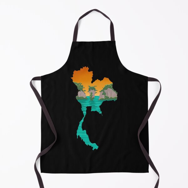 Item preview, Thailand map and landscape designed and sold by landscapeworlds.