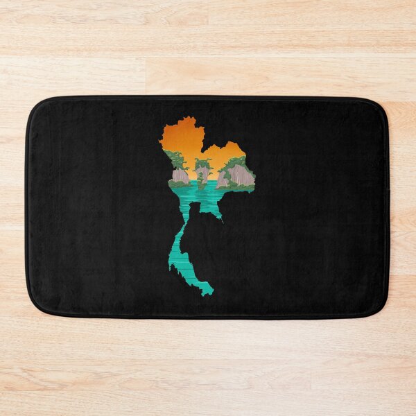 Item preview, Thailand map and landscape designed and sold by landscapeworlds.