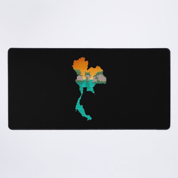 Item preview, Thailand map and landscape designed and sold by landscapeworlds.