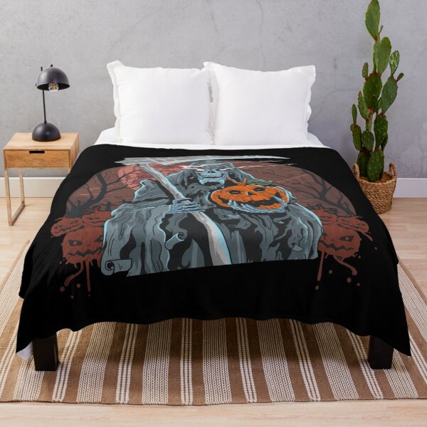 Item preview, Grim reaper and pumpkin Halloween- men’s and women’s Halloween designed and sold by Designs Of all kinds.