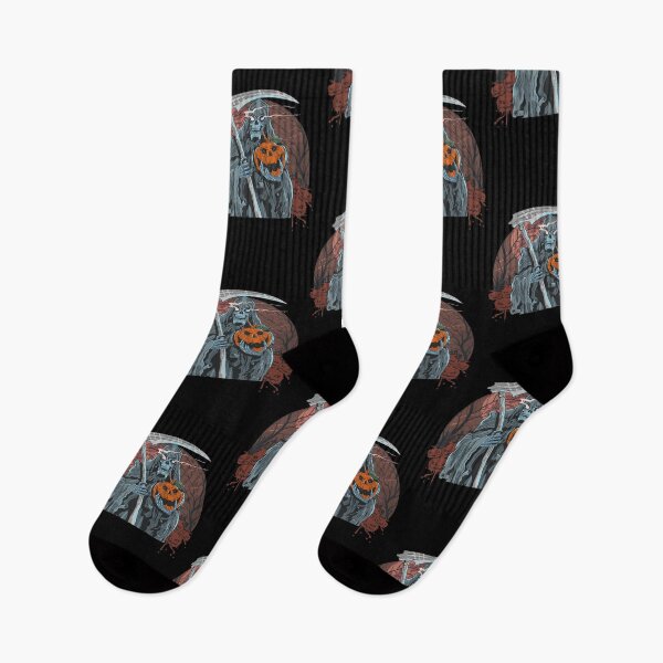 Item preview, Grim reaper and pumpkin Halloween- men’s and women’s Halloween designed and sold by Designs Of all kinds.