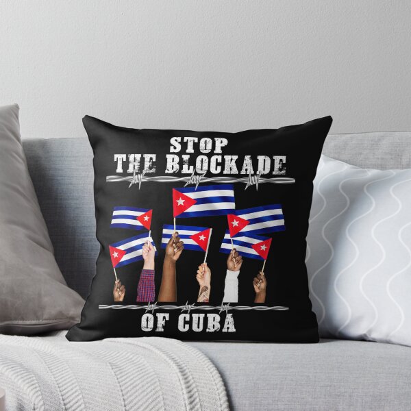 Item preview, Stop the blockade of Cuba, socialism, Cuba flag, Cuba designed and sold by ThommyBLN.