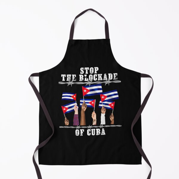 Item preview, Stop the blockade of Cuba, socialism, Cuba flag, Cuba designed and sold by ThommyBLN.