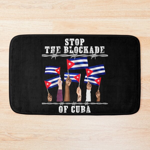 Item preview, Stop the blockade of Cuba, socialism, Cuba flag, Cuba designed and sold by ThommyBLN.
