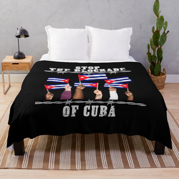 Item preview, Stop the blockade of Cuba, socialism, Cuba flag, Cuba designed and sold by ThommyBLN.