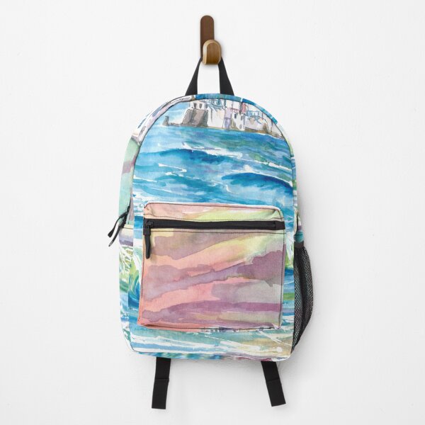 Item preview, Incredible Mykonos Sunset with Little Venice And Beach Waves  designed and sold by artshop77.