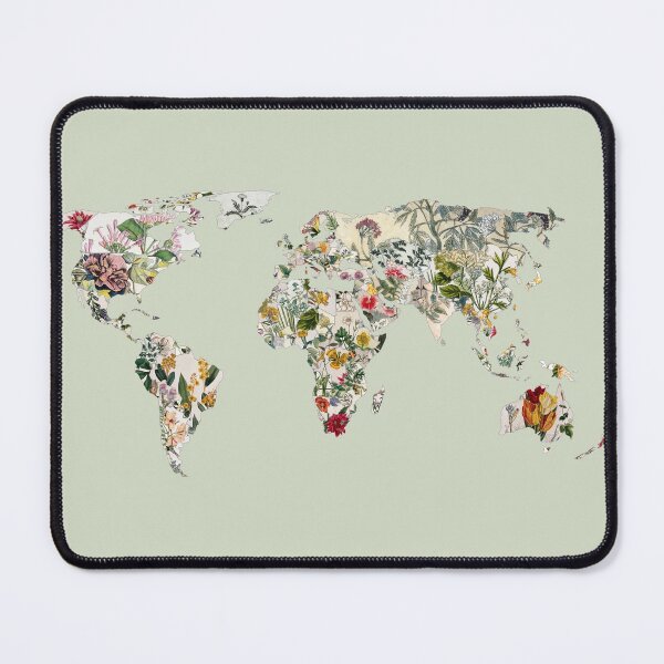 Item preview, Vintage Botanical World Green designed and sold by BiancaGreen.