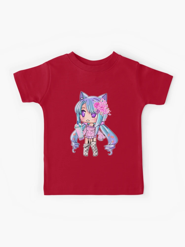 T-shirts Anime Gacha Life Kawaii Children's clothing 3D Print Kid