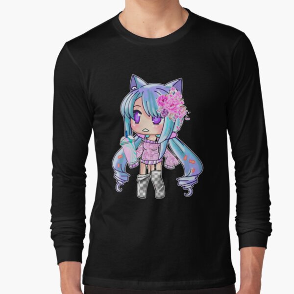 Gacha Vida E Gatcha Club Chibi Anime Kawaii Crianças Meninas Roupas 18 T  Shirt 100%