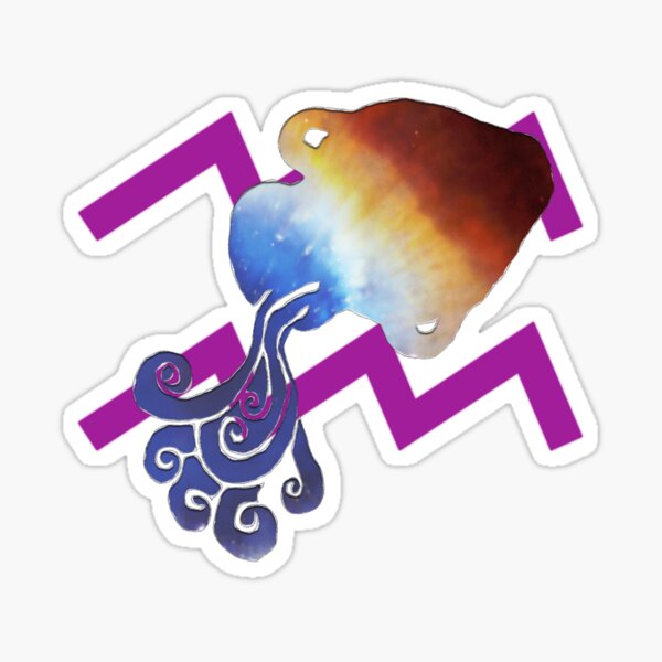 Astral Aquarius Sticker