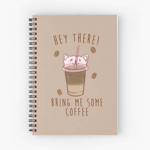 Item preview, Bring me some coffee cute cat ! designed and sold by Sweets-trolley.