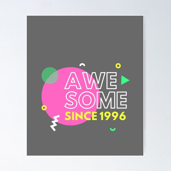 Item preview, Awesome Since 1996 designed and sold by Hpabedi.