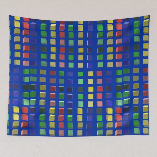Item preview, square colored designed and sold by miaterinka.