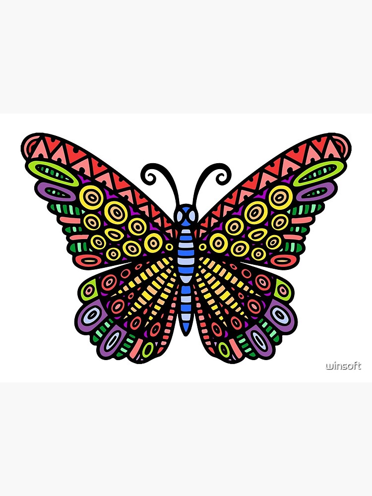 Butterfly Mandala Art by TheArtLoverss on DeviantArt