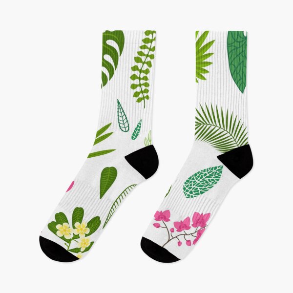 Item preview, tropical plants leaves and flowers designed and sold by Gurshnet68.