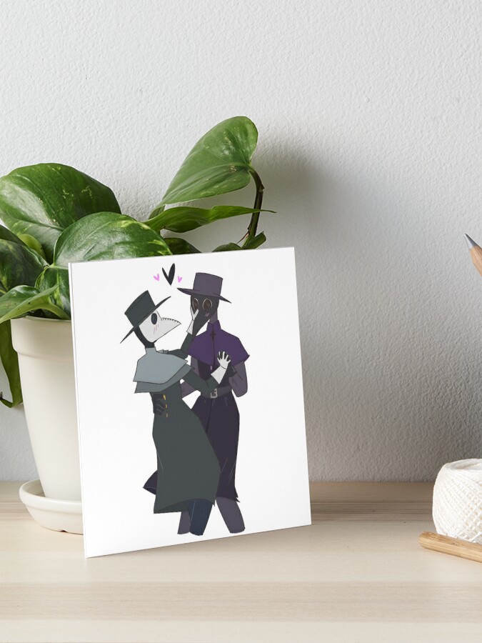 Plague Doctor Couple Poster for Sale by vblue-art