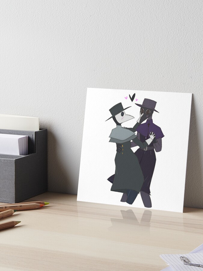 Plague Doctor Couple Poster for Sale by vblue-art