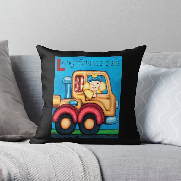 Long Distance Clara Throw Pillow