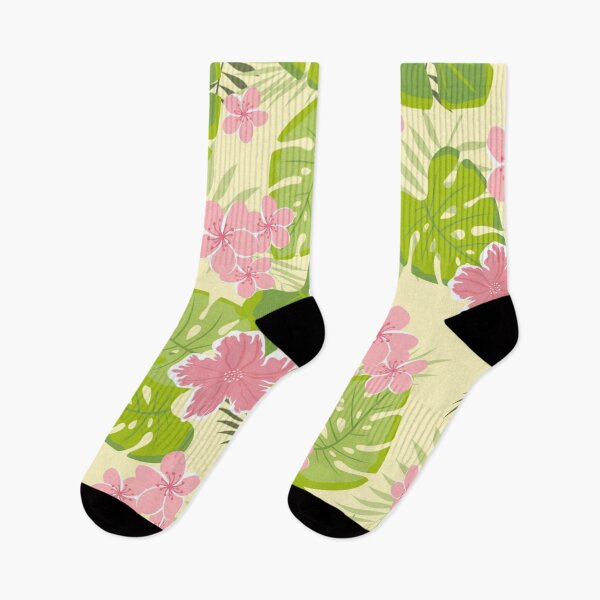 Item preview, Tropical pattern with leaves and flowers designed and sold by Gurshnet68.