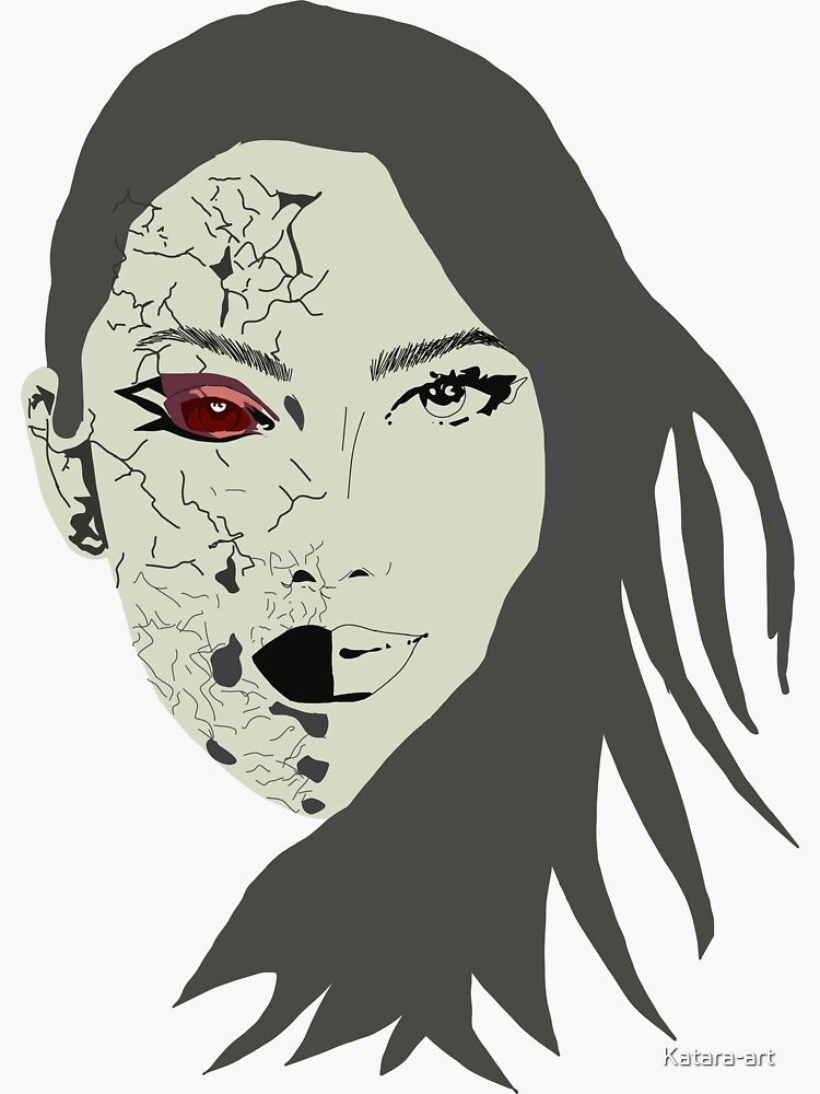 Evil And Innocent Sticker For Sale By Katara Art Redbubble 8197