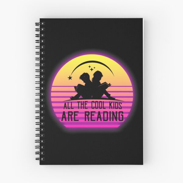 Item preview, Kids T-Shirtall the cool kids are reading - Retro Design  designed and sold by Astraxelenca.