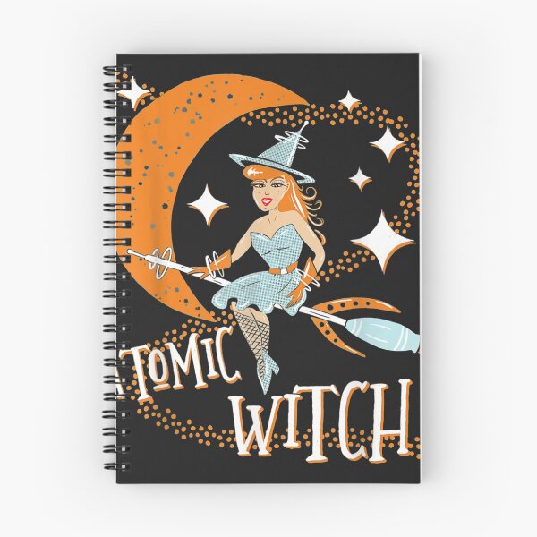 Item preview, Atomic Witch Pinup Girl Retro Vintage Sexy Halloween  designed and sold by altheabay9597.