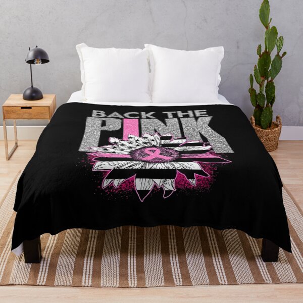 Item preview, Back The Pink Ribbon Sunflower Flag Breast Cancer Awareness designed and sold by nicholsongregor.