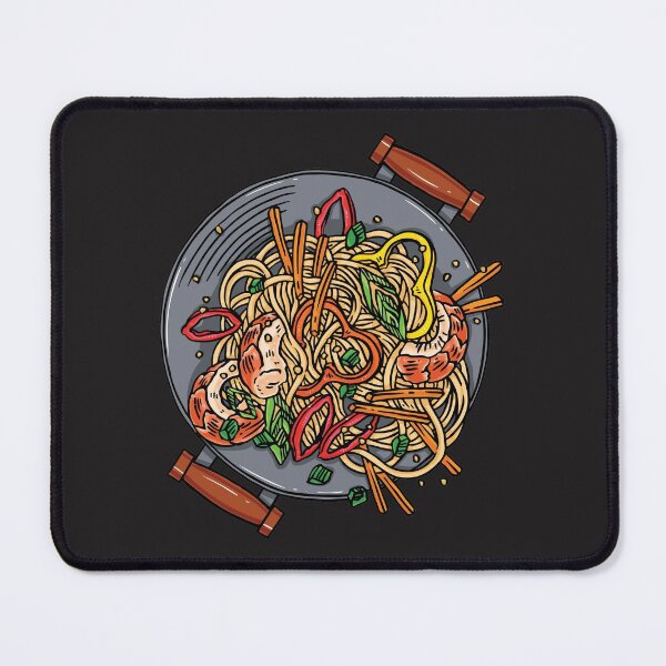 Item preview, Stir Fry Noodles In A Wok designed and sold by Alicia Chee.