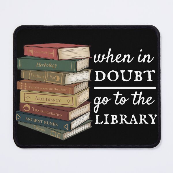 Item preview, when in doubt go to the library Hermione pile of books designed and sold by MadaFaCose.
