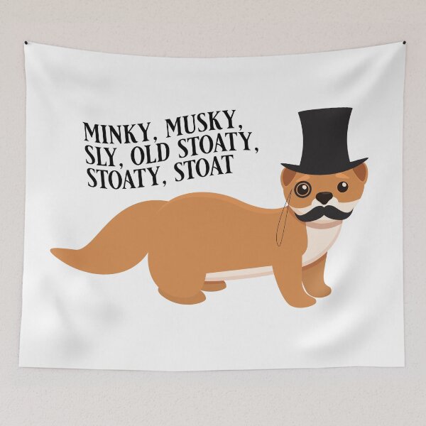 Item preview, Sly old stoat designed and sold by louiseable.
