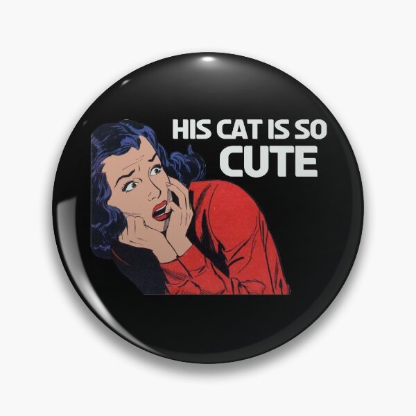 Item preview, Vintage His Cat Cute Woman Retro Love Gift designed and sold by TheAplus.