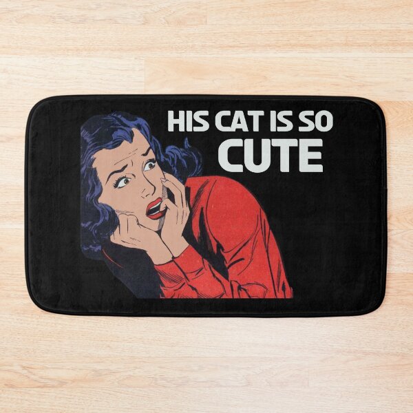 Item preview, Vintage His Cat Cute Woman Retro Love Gift designed and sold by TheAplus.
