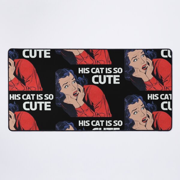 Item preview, Vintage His Cat Cute Woman Retro Love Gift designed and sold by TheAplus.