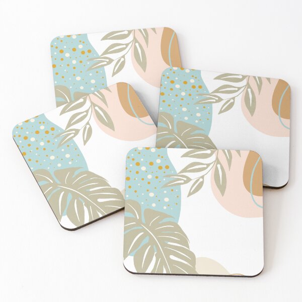 Item preview, Botanical abstract leaf calm designed and sold by lafagearts.