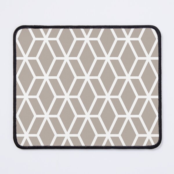 Item preview, Pale Pink and White Tessellation Line Pattern 16 Coordinates w/ Behr 2022 Popular Color Nightingale Gray N200-3 designed and sold by ColorOfTheYears.