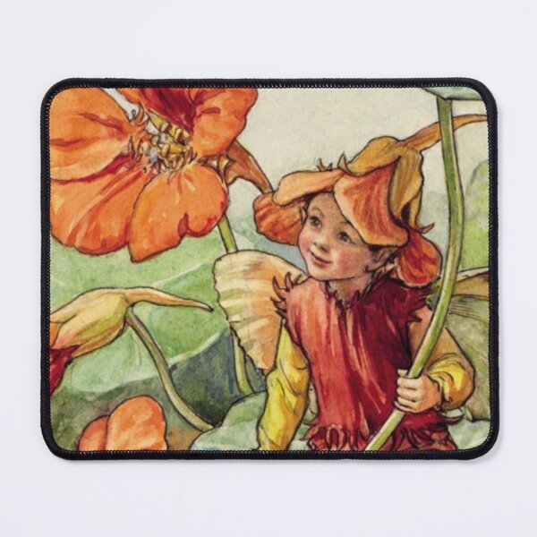 Item preview, Cicely Mary Barker The Nasturtium Fairy Vintage illustration  designed and sold by Bellathewilde.