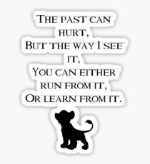 Lion King quote Sticker