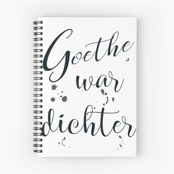 Item preview, Goethe war dichter designed and sold by Hell-Prints.