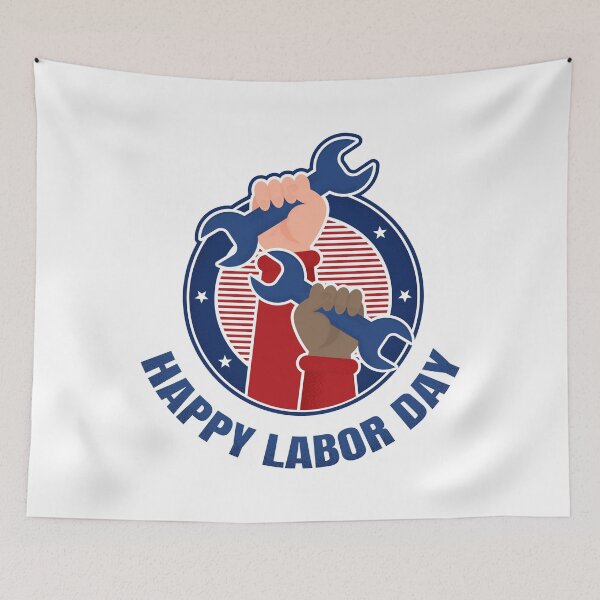 Item preview, Happy Labor Day 2021 America designed and sold by FoxCodeCreation.