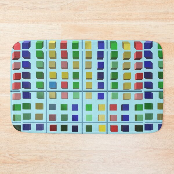 Item preview, square colored designed and sold by miaterinka.