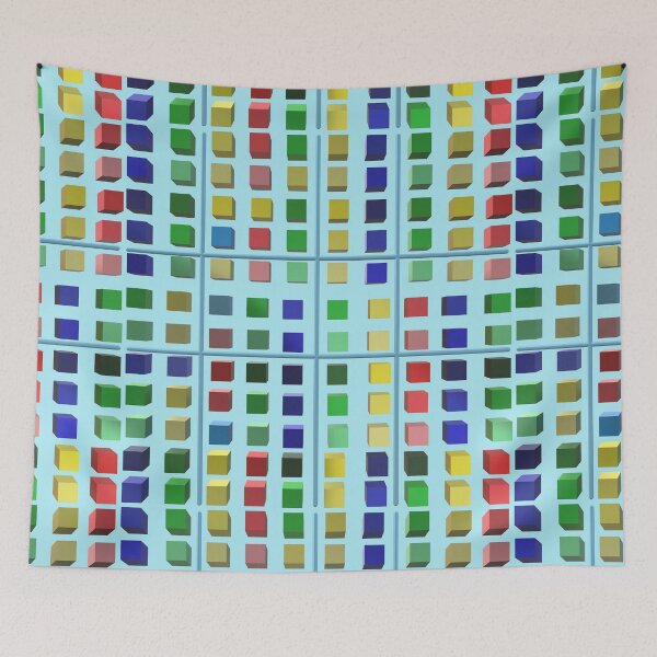 Item preview, square colored designed and sold by miaterinka.