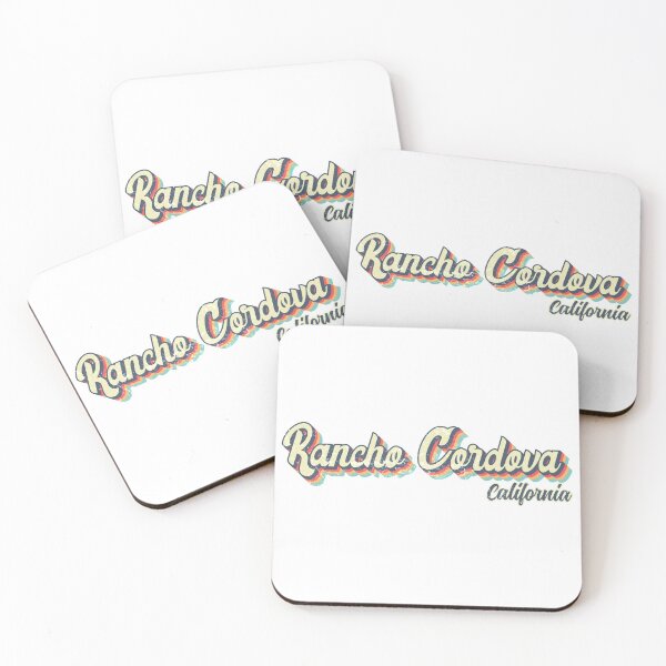 Item preview, Rancho Cordova City California Retro Vintage 70s rainbow designed and sold by Teelogic.