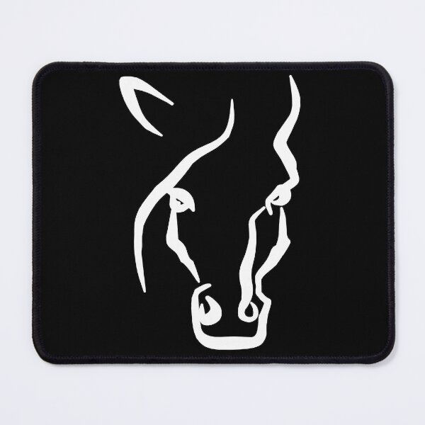 Item preview, Black and White Horse Face designed and sold by Trace1234.