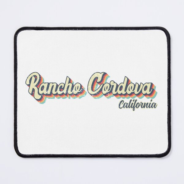 Item preview, Rancho Cordova City California Retro Vintage 70s rainbow designed and sold by Teelogic.