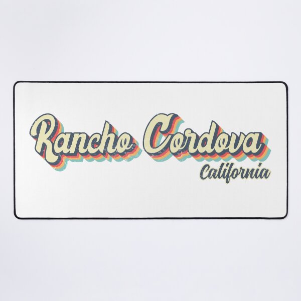 Item preview, Rancho Cordova City California Retro Vintage 70s arcoiris designed and sold by Teelogic.