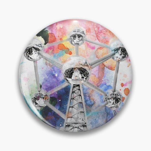 Item preview, Atomium, Brussels - European Landmarks designed and sold by calmwithkatrina.