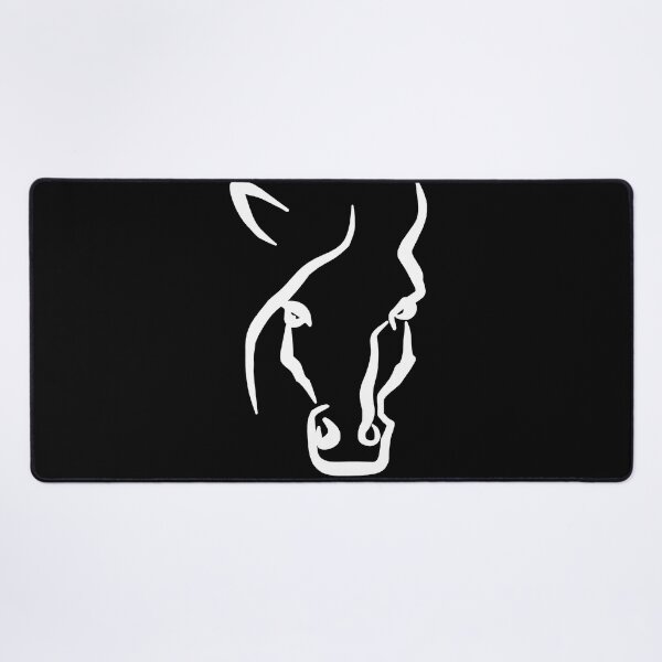 Item preview, Black and White Horse Face designed and sold by Trace1234.