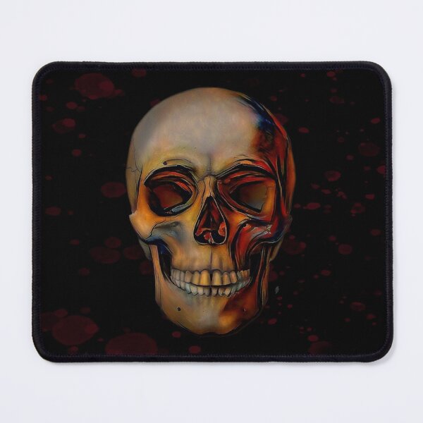 Item preview, Spooky Vibes Skull | Spooky Sunset Skull | Surreal Skull Lover | Skullcore | TM11 designed and sold by triciakitty.