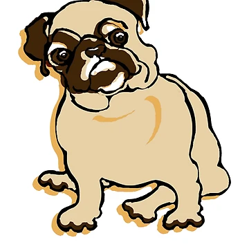 Artwork thumbnail, Pug by evisionarts