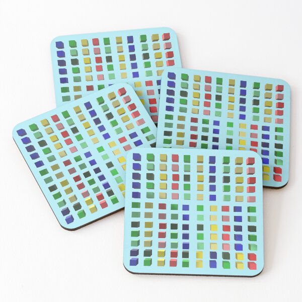 Item preview,  square colored designed and sold by miaterinka.